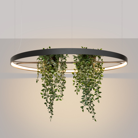 Żyrandol RIO BIO 110 czarny LED 3000K