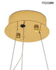 MOOSEE lampa wisząca FLORENS 60 złota