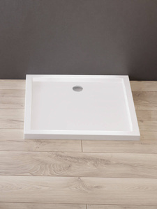 Brodzik prysznicowy CANTARE kwadratowy 90x90x6 gł. 3,5cm - 90 (obudowa zintegrowana, podstawa posadzka)