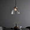 Hansen Grand 1 Pendant Light Brushed Silver