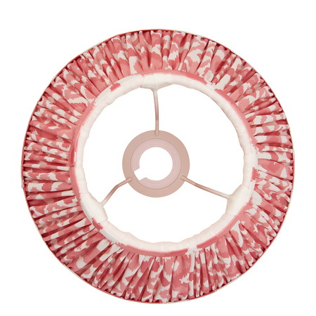 Ikat Shade Coral Pink Fabric 185x125x250mm