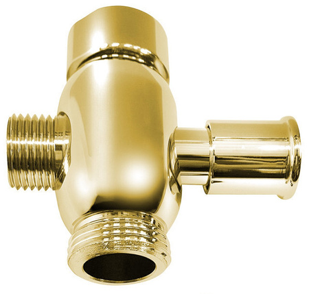 Przełącznik kolumny prysznicowej F3/4"-M1/2 »xM3/4«, złoto (ANTEA, VANITY, AXIA)