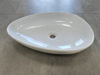 Umywalka nablatowa RACER Marquise 60 cm Biały Połysk