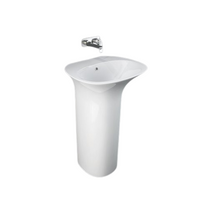 SENSATION Umywalka wolnostojąca 55x46 cm biały połysk z wadą 7