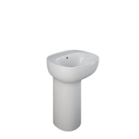 ILLUSION Umywalka wolnostojąca 54x44 cm biały połysk 