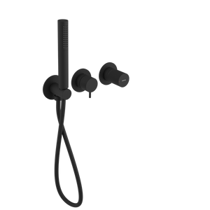 ULTRATAP podtynkowa bateria prysznicowa, 2 funkcje, czarny mat