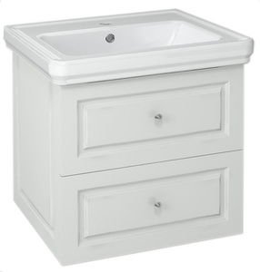 Zestaw VIOLETA szafka umywalkowa 53,5x52x42,5cm, biały półpołysk + umywalka CLASSIC