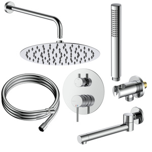 Zestaw prysznicowy podtynkowy trzyfunkcyjny