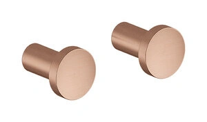 Zen Wieszak na ręczniki – 2 sztuki (Szczotkowana miedź)