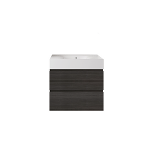 Zestaw DES Umywalka bez otworu & Szafka Joy  podumywalkowa podwieszana 60 MOKA WALNUT