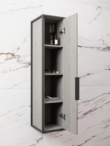 A4H Słupek łazienkowy FRA40G buk szary LITY