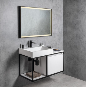 Zestaw łazienkowy SKARA 100, czarny mat/biały mat