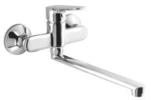 LOTTA bateria ścienna, uchwyt płaski, chrom