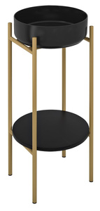 PUNO konsola z umywalką 375x870x448xmm, złoty mat