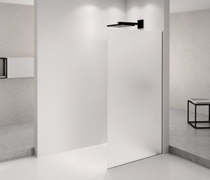 ARCHITEX BLACK MATT walk-in, 662 mm, szkło matowe