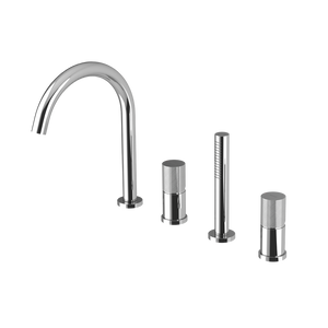 ULTRATAP 4-otworowa bateria wannowa na brzeg wanny, chrom