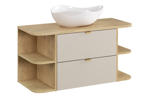 Zestaw meblowy 100cm z blatem i umywalką nablatową Cloud