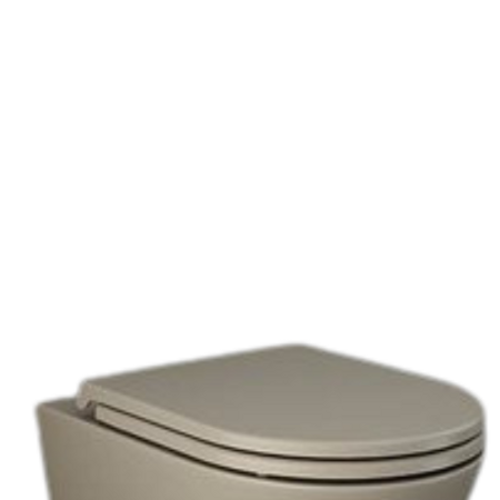 FEELING Resort Deska WC slim wolnoopadająca cappuccino mat (514)