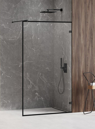 KABINA AVEXA BLACK WALK-IN U 100x200 CZYSTE 8mm ACTIVE SHIELD