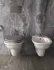 WASHINGTON Miska WC podwiesz. z kołnierzem 56x36 cm biały połysk